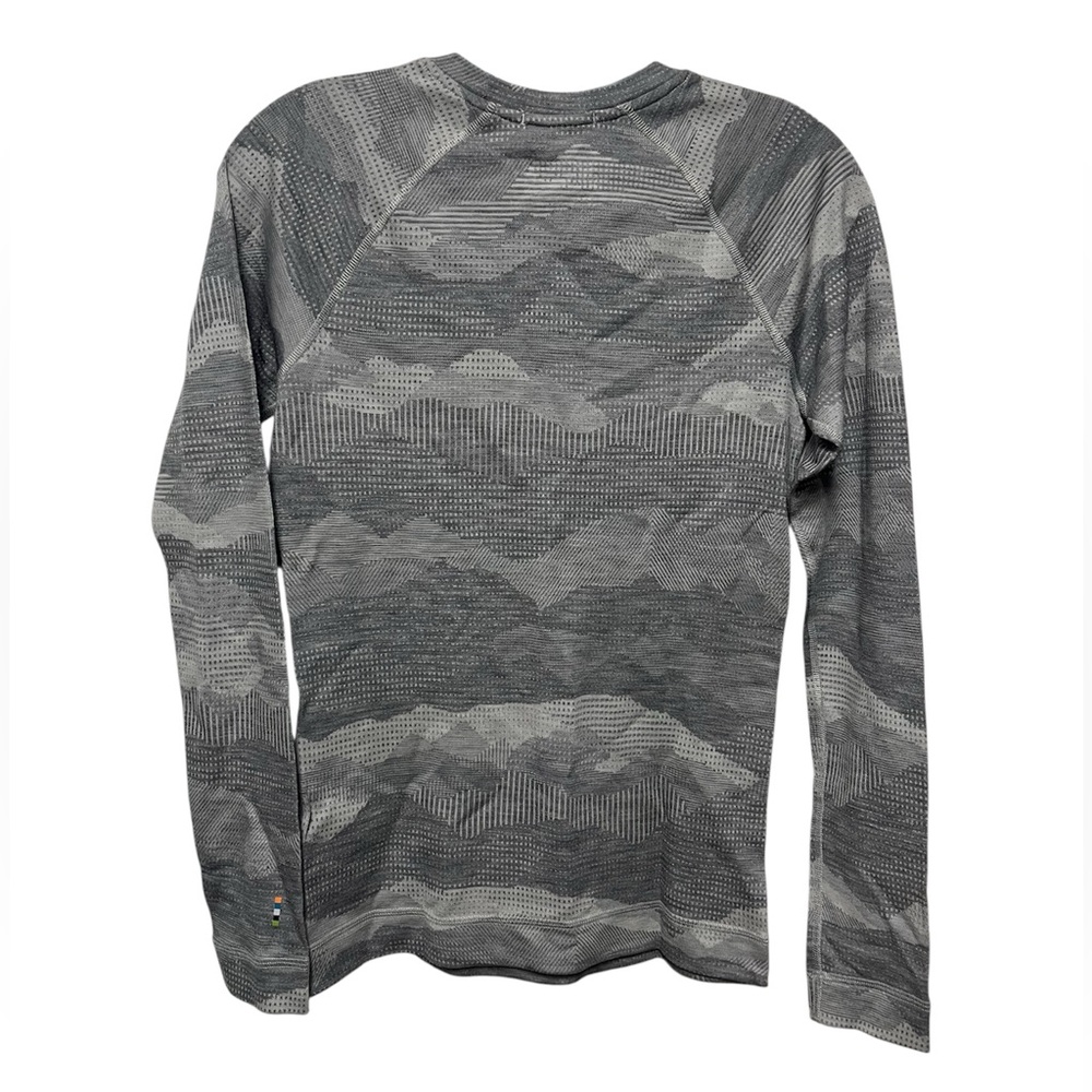 NWT Smartwool  Classic Base Layer Thermal Merino in grey mountain scape  size S - Picture 3 of 5